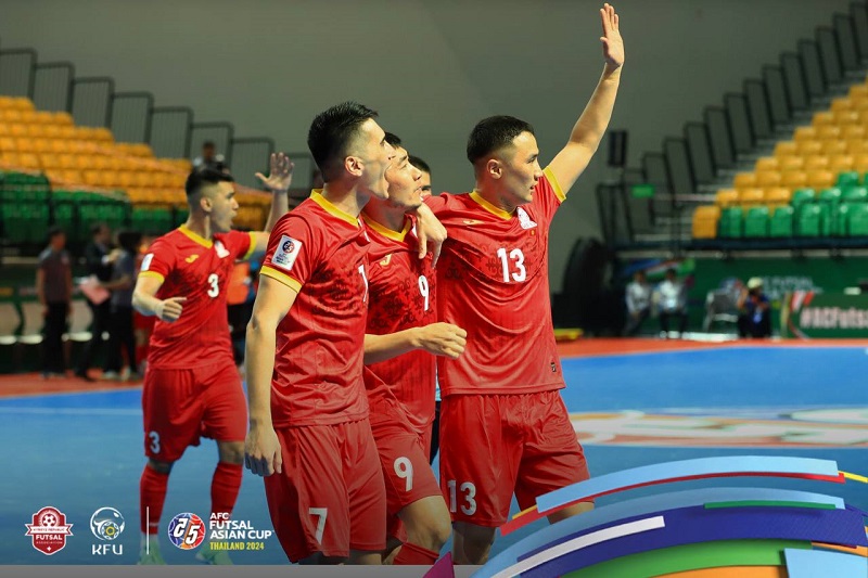 Сборная Кыргызстана по футзалу обыграла действующего обладателя Кубка Азии